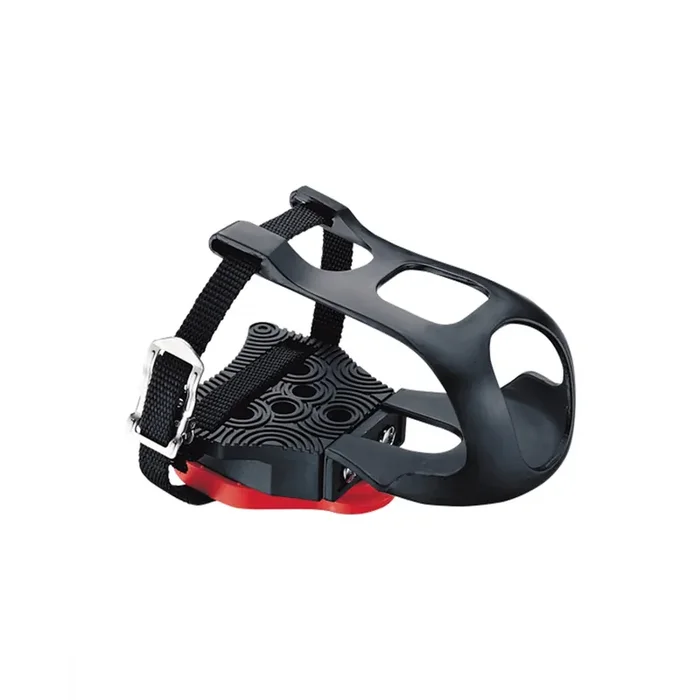Exustar Toe Clip Pedal Thermoplastic Platform Look Delta Converts From Clipless
