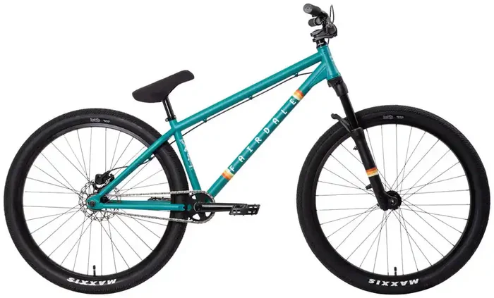 Fairdale Hareraiser 26 ” Dirt Jump Bike – Matte Billiard Green, Small/Medium