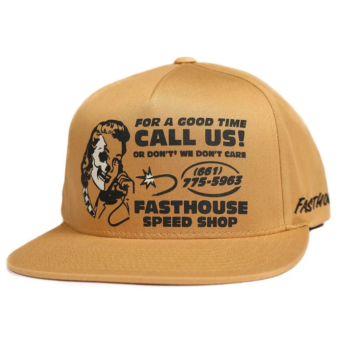 Fasthouse Call Us Hat – Tan