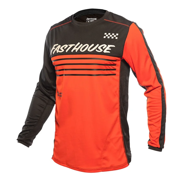 Fasthouse Classic Mercury LS Jersey – Black/Red