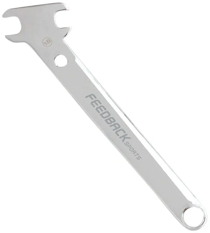 Feedback Sports Pedal Wrench – 15mm Forged, Hardened CRV Tool Steel