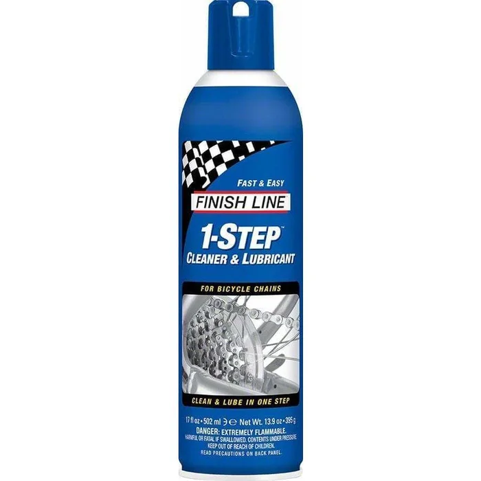 Finish Line 1-Step Cleaner and Bike Chain Lube. 17 fl oz