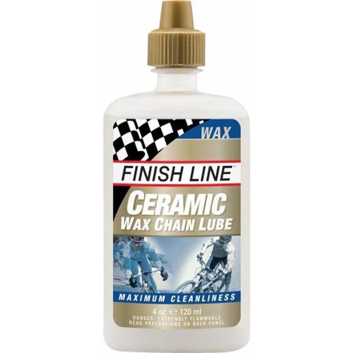 Finish Line Ceramic Wax Bike Chain Lube – 4 fl oz, Drip