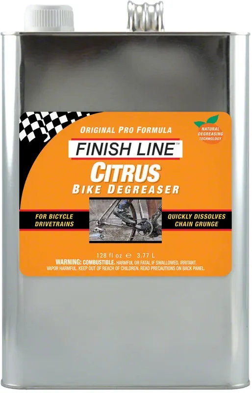 Finish Line Citrus Bike Degreaser 1 Gallon Biodegradable And Non-Toxic Cleaner