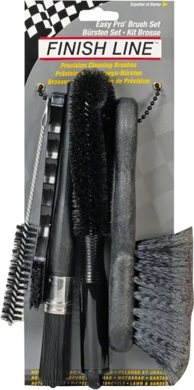 Finish Line Easy Pro Brush Set 5 Bicycle Cleaning Brushes Bike Bicycle