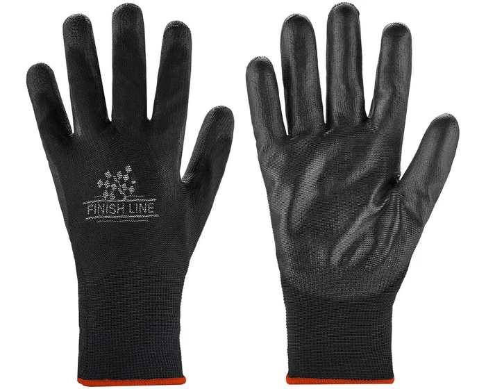 Finish Line Mechanic’s Grip Gloves (Black) (L/XL)