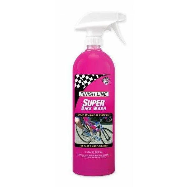 Finish Line Super Bike Wash – 1 Liter Spray Bottle