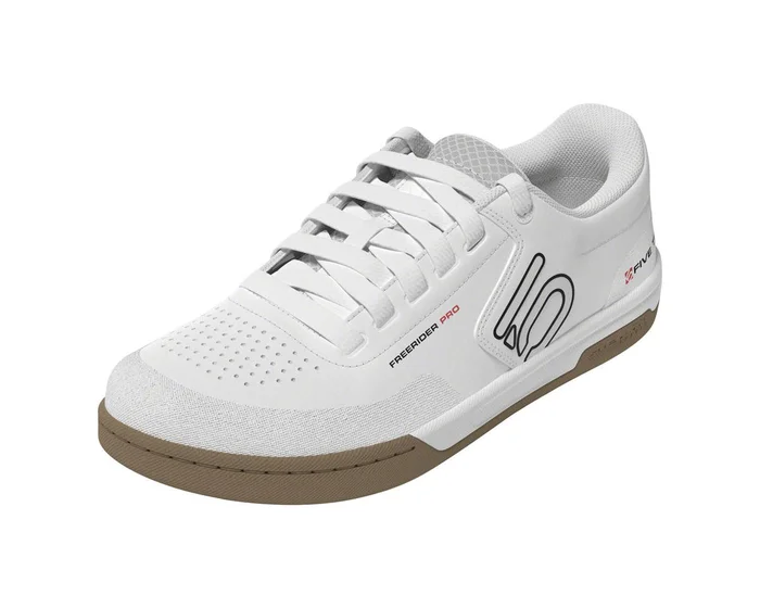 Five Ten Freerider Pro Flat Pedal Shoes (FTWR White/Core Black/Red) (15)