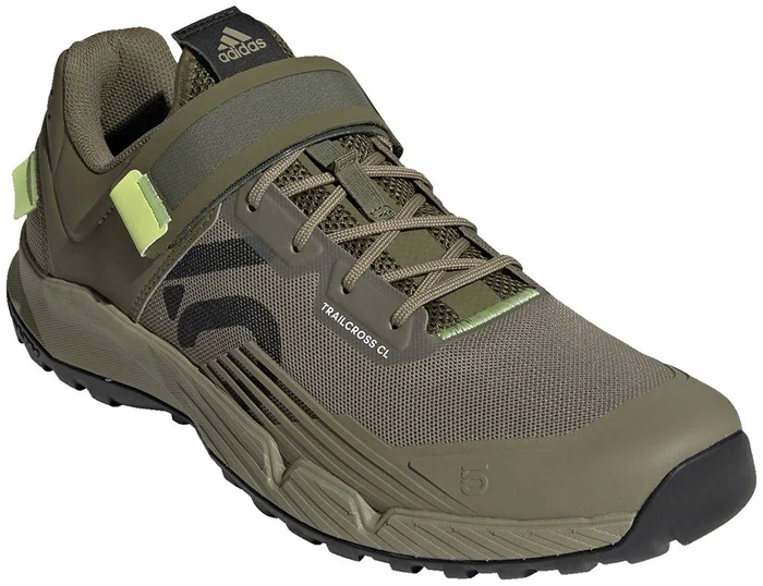Five Ten Trailcross Mountain Clipless Shoes – Mens Orbit Green/Carbon/Pulse Lime 6