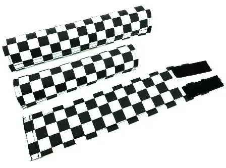 FLITE BMX CHECKERED RETRO PADSET