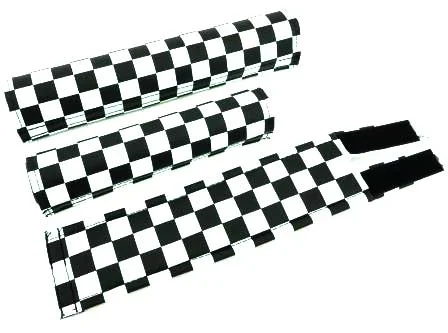 FLITE BMX CHECKERED RETRO PADSET