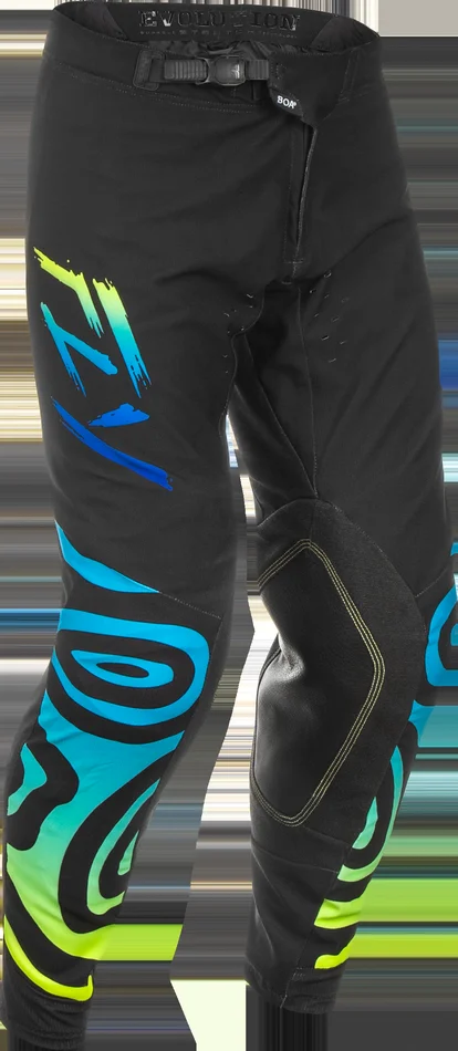 FLY RACING Evolution DST Zen Black/Blue/Hi Vis Pants