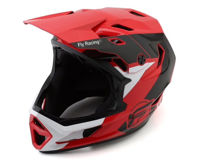 Fly Racing Rayce Repeat Full Face Helmet (Red/Black/White) (L)