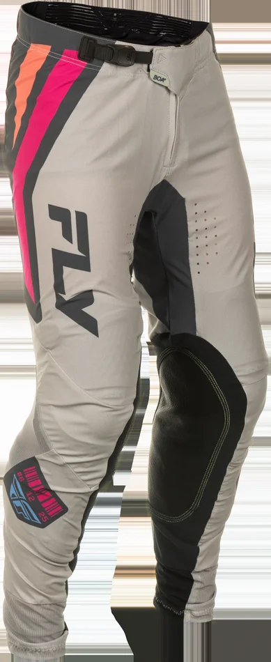 FLY RACING Youth Lite Vice Light Grey/Pink/Coral Pants