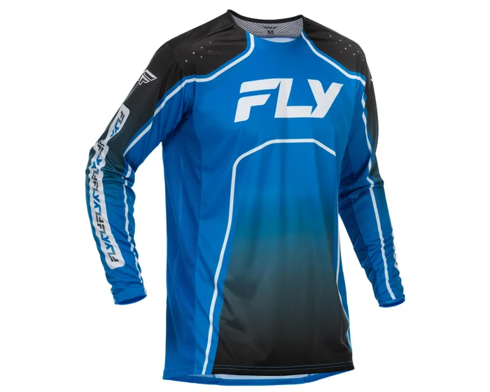 Fly Racing Youth Rayce Bicycle Jersey (Blue/Black/White) (Youth M)