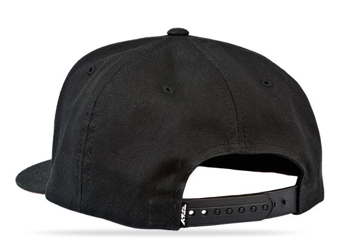 Fly Street Snapback Hat Black Black O/S