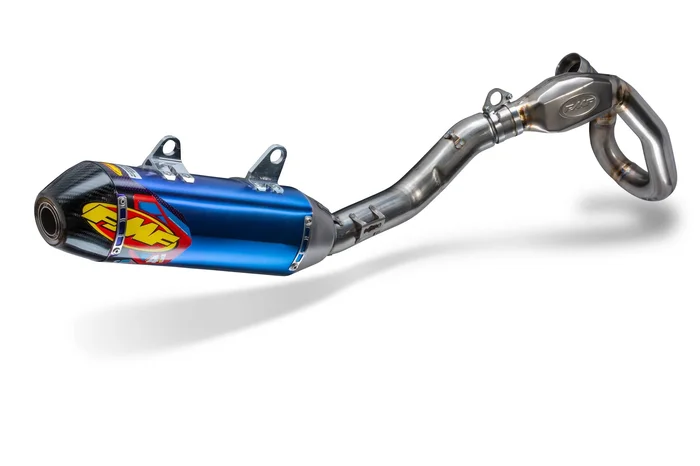FMF Factory 4.1 RCT Titanium Anodized Full Exhaust System w/ Carbon End Cap – Kawasaki KX250F | 2017-2020