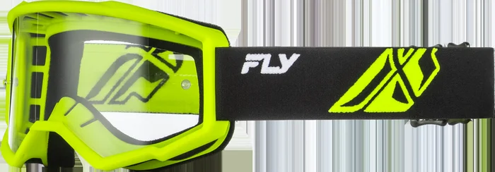 Focus Goggle Black/Hi Vis W/ Clear Lens