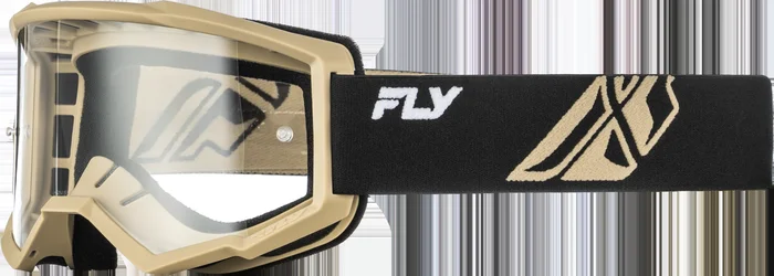 Focus Goggle Black/Khaki W/ Clear Lens