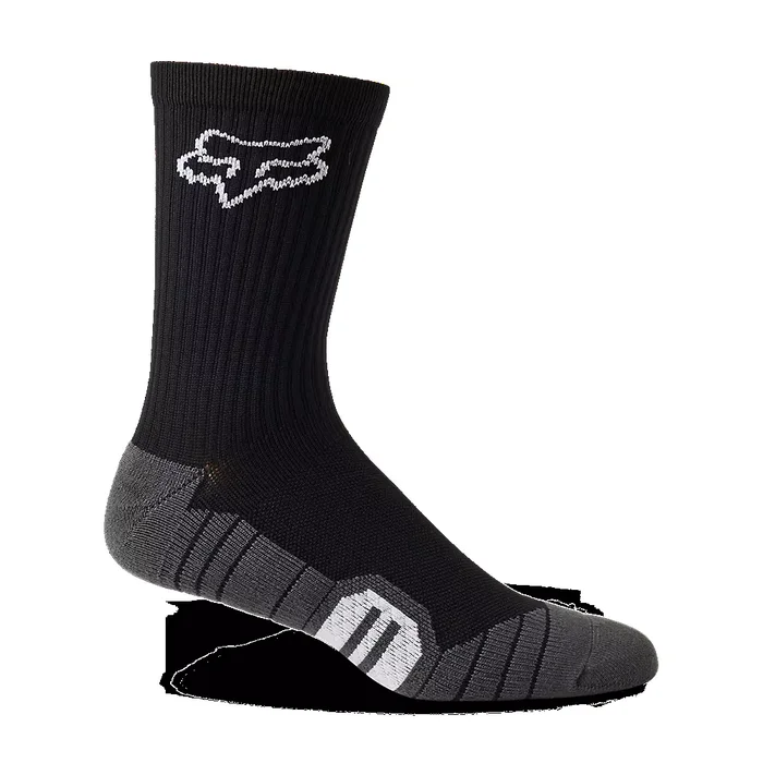 Fox 8″ Ranger Cushion Mountain Bike Socks – Black