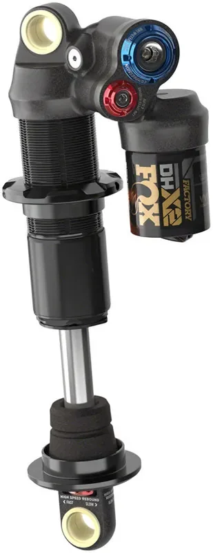 FOX DHX2 Factory Rear Shock – Standard, 10.5 x 3.5″, H/LSC, H/LSR, Hard Chromoly Damper Shaft