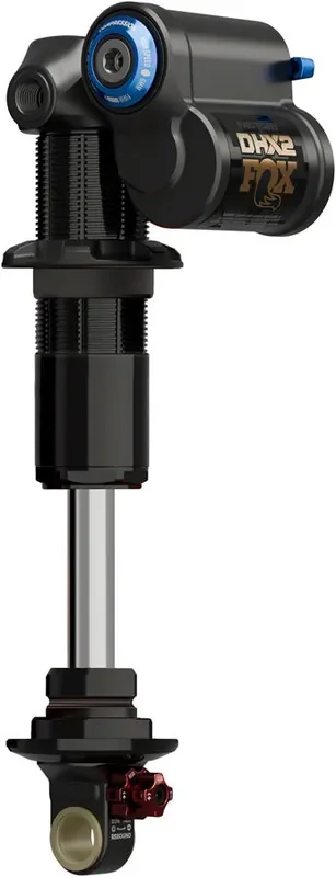 FOX DHX2 Factory Rear Shock – Trunnion Metric, 205 x 60 mm, 2-Position Lever, Hard Chromoly Damper Shaft