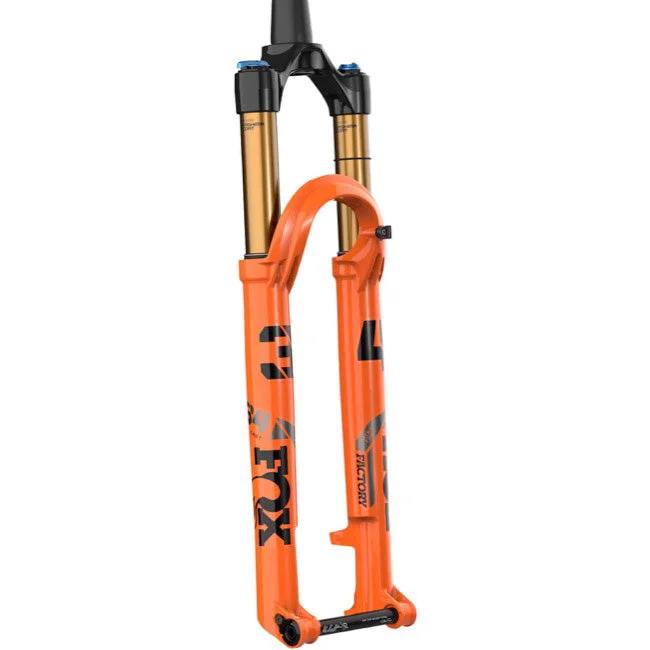 Fox Shox FOX 34 Step-Cast Factory Suspension Fork – 29″ 120 mm 15 x 110 mm Kabolt 44mm Offset GRIP SL Damper 3-Position Shiny Orange