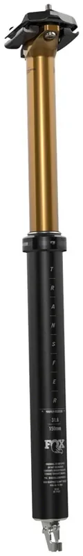 FOX Transfer Factory Dropper Seatpost – 30.9 mm, 210 mm, Internal Routing, Kashima Coat