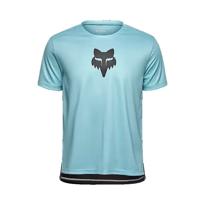 Fox Youth Ranger Fox Head Jersey – Vintage Wash Blue