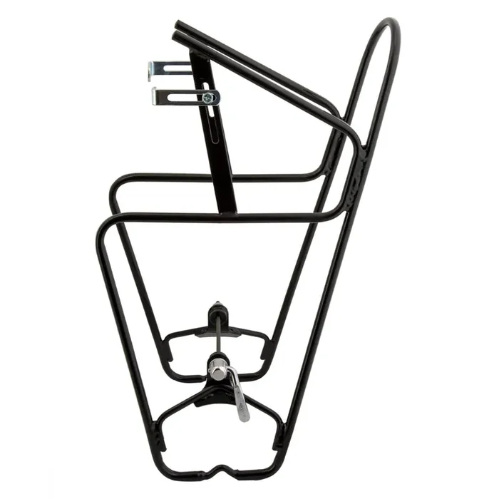 Front Bike Basket Minoura FRP-3000 QR Skewer Mount 700C/29in Black