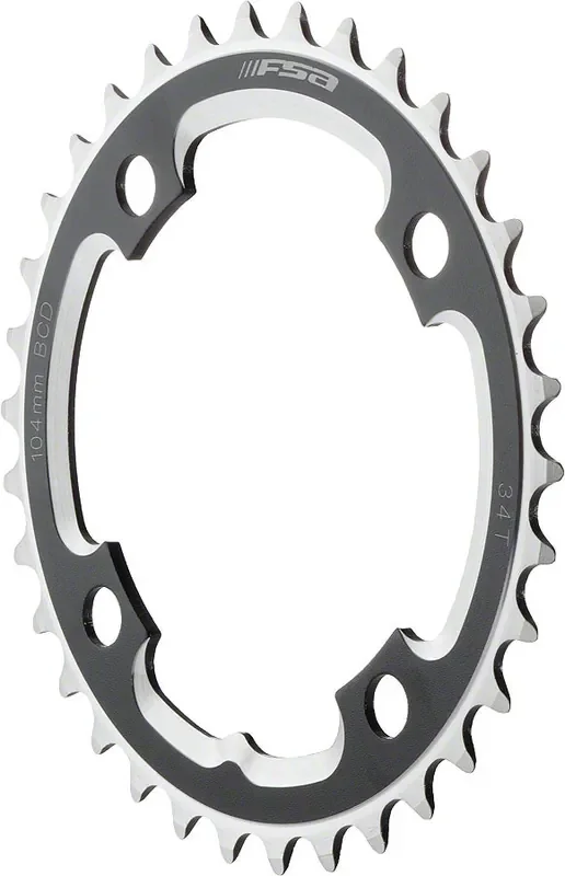 FSA DH Pro MTB Chainring 42t 104 BCD 4-Bolt 9/10-Speed Aluminum Black MTB