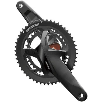 FSA Gossamer Pro POD SC PowerBox Bicycle Crankset – 167.5mm, 11/12-Speed, 50/34t, 120/90mm BCD, BB386EVO Spindle, 2-Tone Black