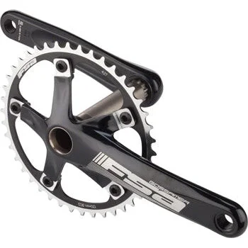 FSA Gossamer Tandem Front Crankset – 175mm Single Speed 42t 130 BCD MegaExo Spindle Interface BLK