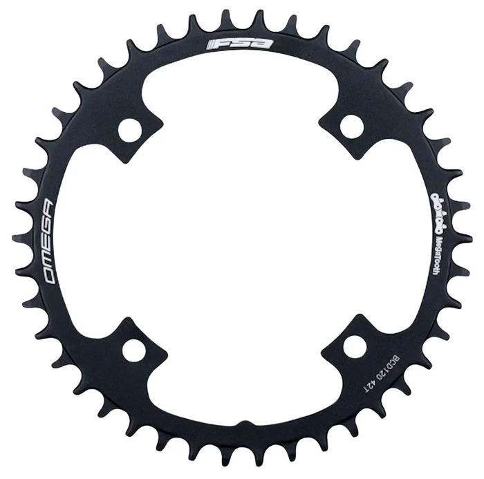 FSA Omega 1x Chainring – 40t 120mm BCD Black