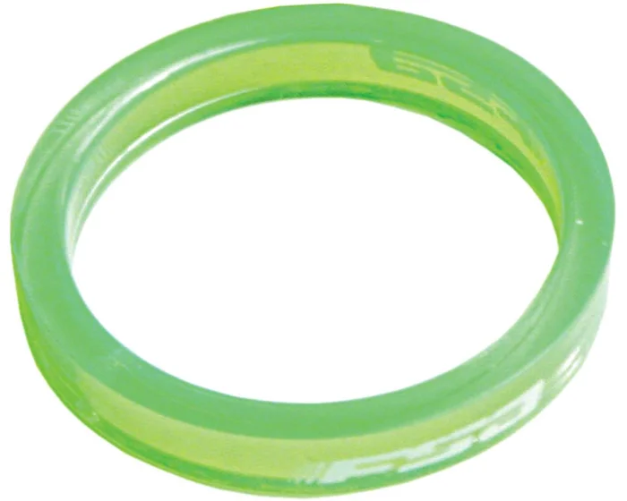 FSA PolyCarbonate Headset Spacers (Green) (1-1/8″) (10) (5mm)