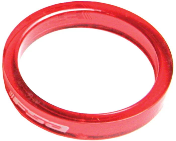 FSA PolyCarbonate Headset Spacers (Red) (1-1/8″) (10) (5mm)