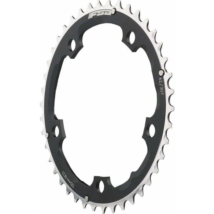 FSA Pro Road Triple Chainring – 42t, 130 BCD, Aluminum, N-10