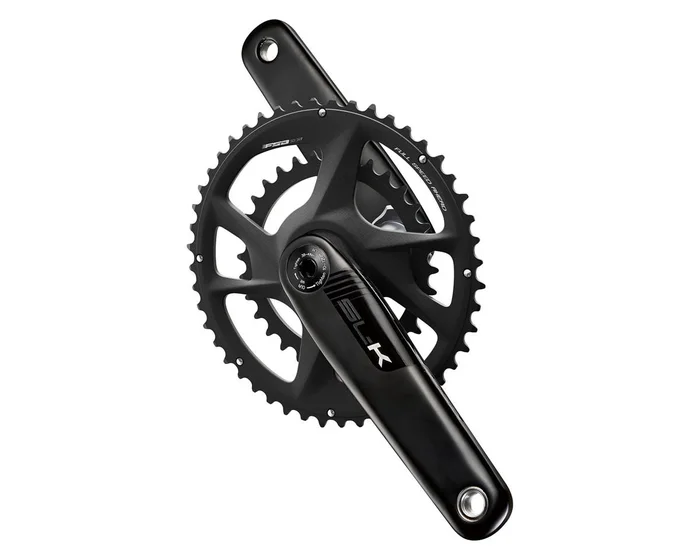 FSA SL-K 2x Modular Carbon Crankset (Black) (For Shimano HG+ 12-Speed) (175mm) (50/34T) (30mm 386EVO Spindle)