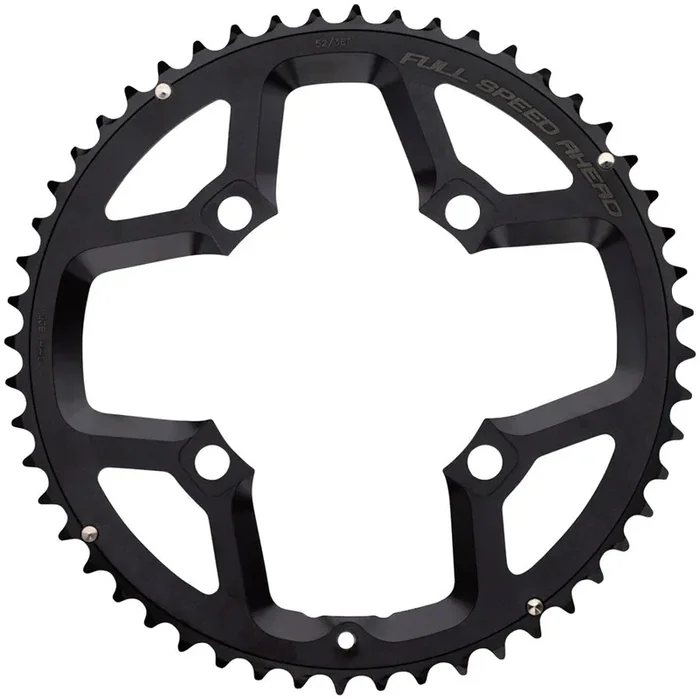 FSA Super ABS Road Chainring 53t 110 BCD 4-Bolt 10-Speed Aluminum N10/N11 Black