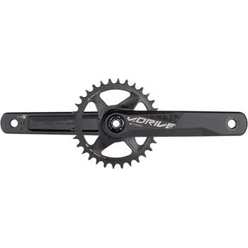 FSA V-Drive Modular 1x Crankset – 175mm 11/12-Speed 32t Direct Mount MegaExo Spindle Interface BLK