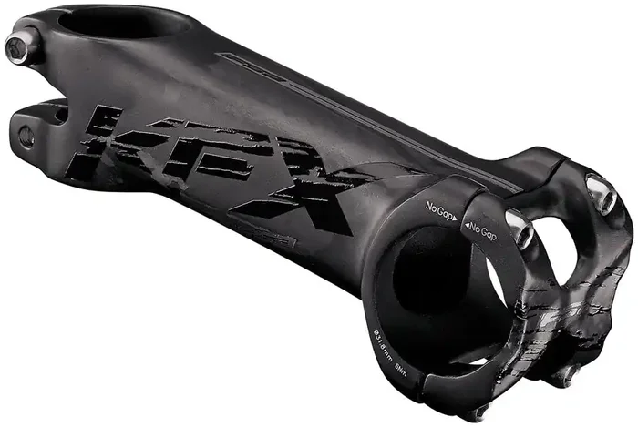 Full Speed Ahead KFX ST Road Stem 31.8mm 100mm -12 Degree Black Aluminum/Carbon