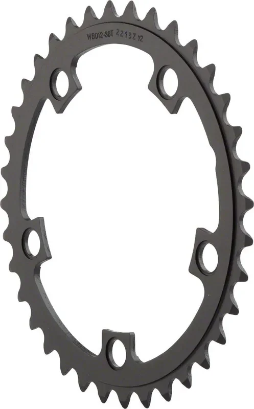 Full Speed Ahead Pro Road Chainring 36t 110 BCD 10/11-Speed Aluminum N11 Black