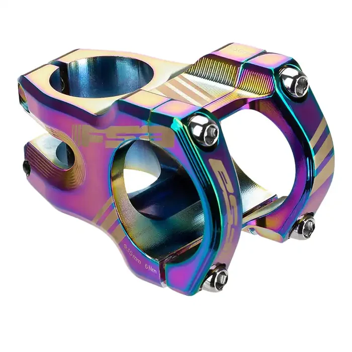 Full Speed Ahead Team Stem 40mm Clamp 35mm +/-6 Deg 1 1/8 in Oil Slick Aluminum
