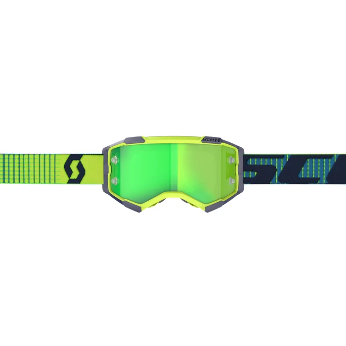 Fury Goggle Blue/Yellow Green Chrome Works Lens
