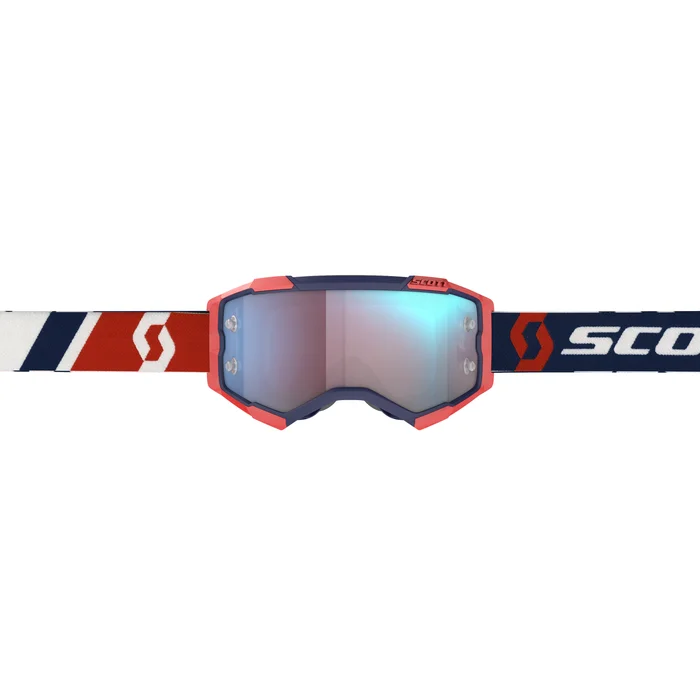 Fury Goggle Red/Blue Blue Chrome Works Lens
