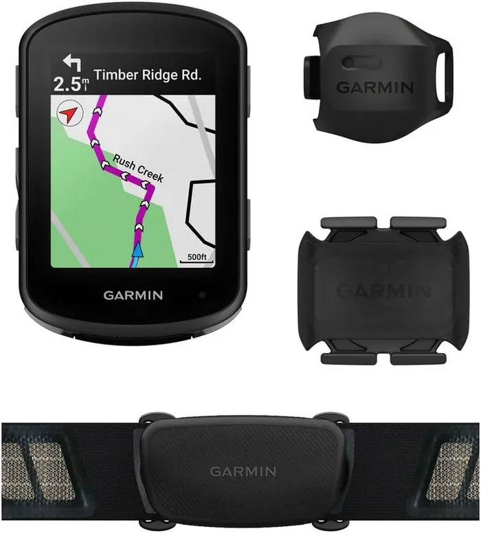 Garmin Edge 540 Bike Computer Bundle – GPS, Wireless, Black