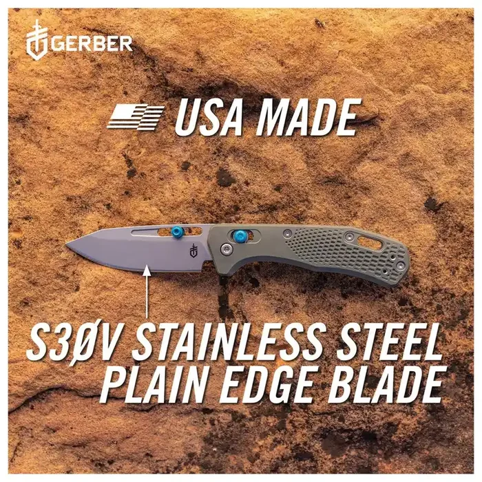 Gerber Assert Grey Sleek and Reliable Everyday Carry Knife