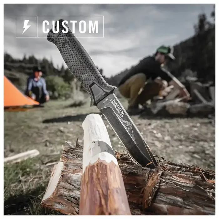 Gerber Strongarm Plain Edge Black Tactical Knife – Built for Strength and Precision