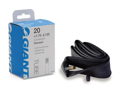 Giant 20″ Standard Schrader Valve Kids Bike Tube
