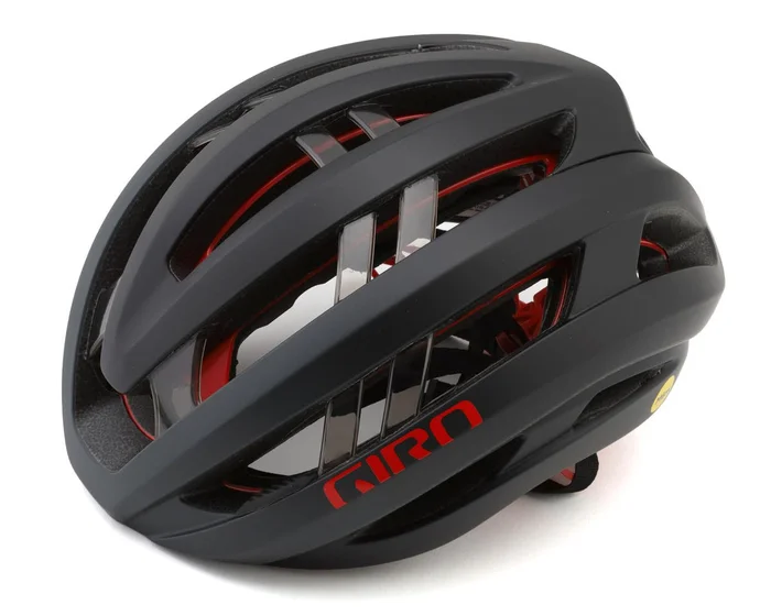 Giro Aries Spherical MIPS Helmet (Matte Carbon/Red) (S)